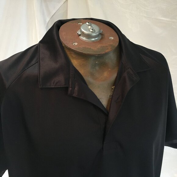 Puma Polo Shirt Mens Large Black Short Sleeve Golf Tennis Casual Dri Cell - Picture 7 of 12